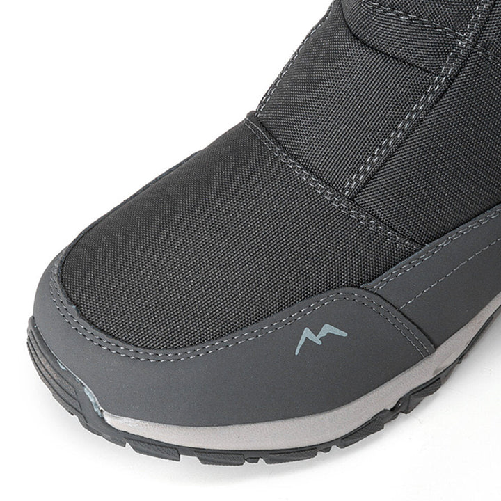 Women's winter boots with side zipper - waterproof, non-slip, durable snow boots with warm lining