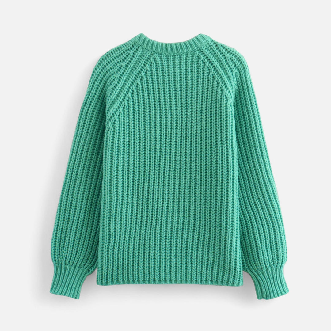 Women's knitted cardigan - vintage look with modern elegance
