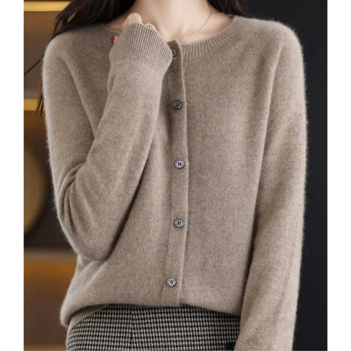 Women’s V-Neck Button Knit Cardigan