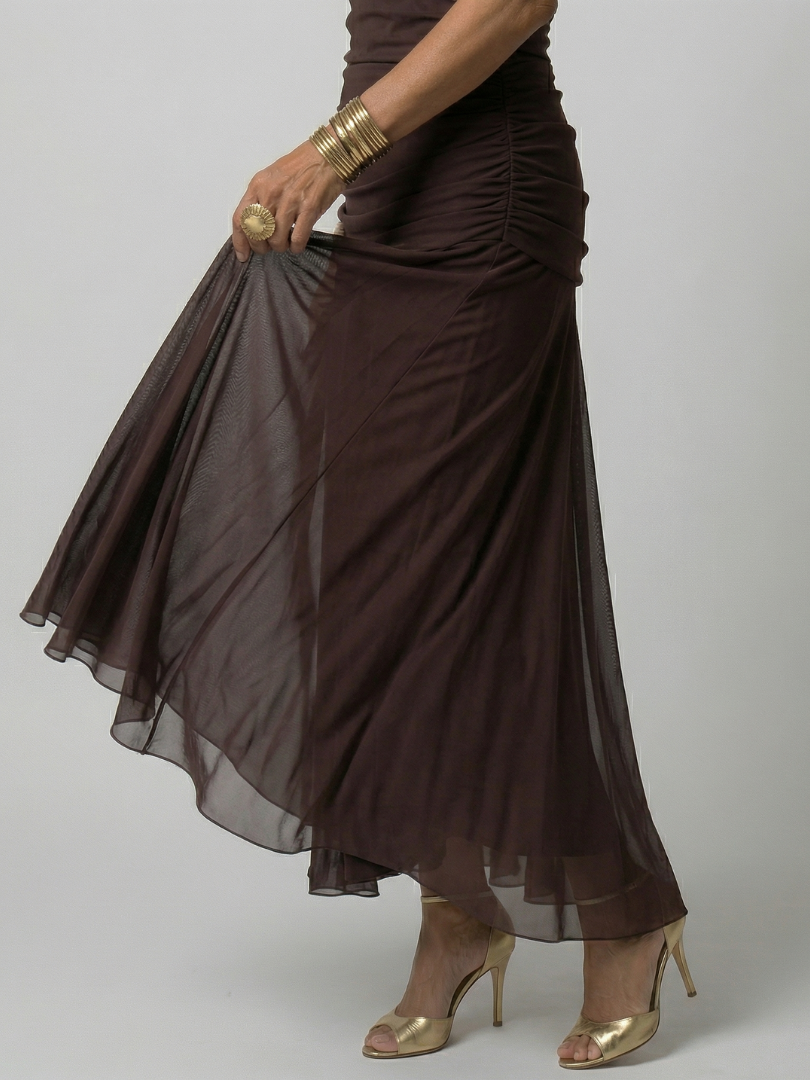 Calen | Off-Shoulder Flow Midi Dresses
