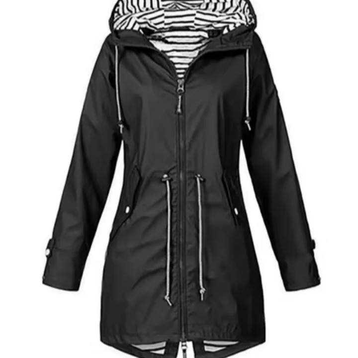 Women's waterproof hooded jacket