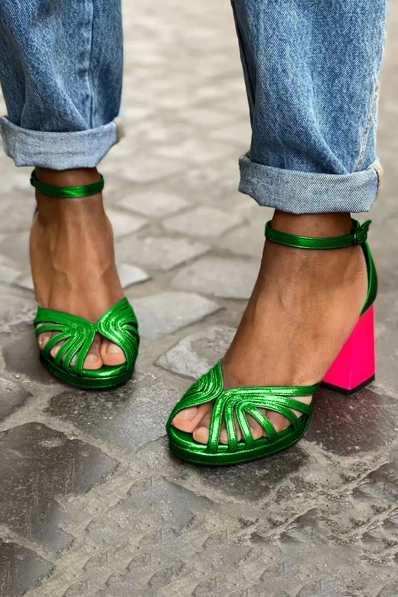 Bicolored All Day Comfort Heels