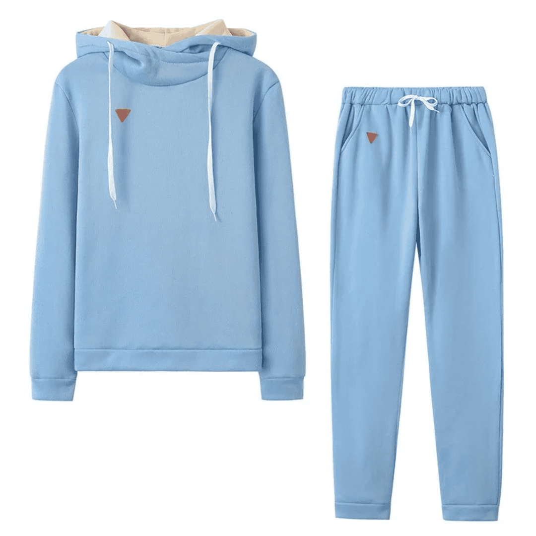 Relaxed Fit Hoodie Set for Women