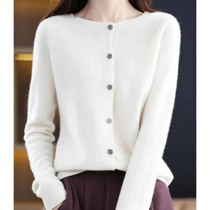 Women’s V-Neck Button Knit Cardigan