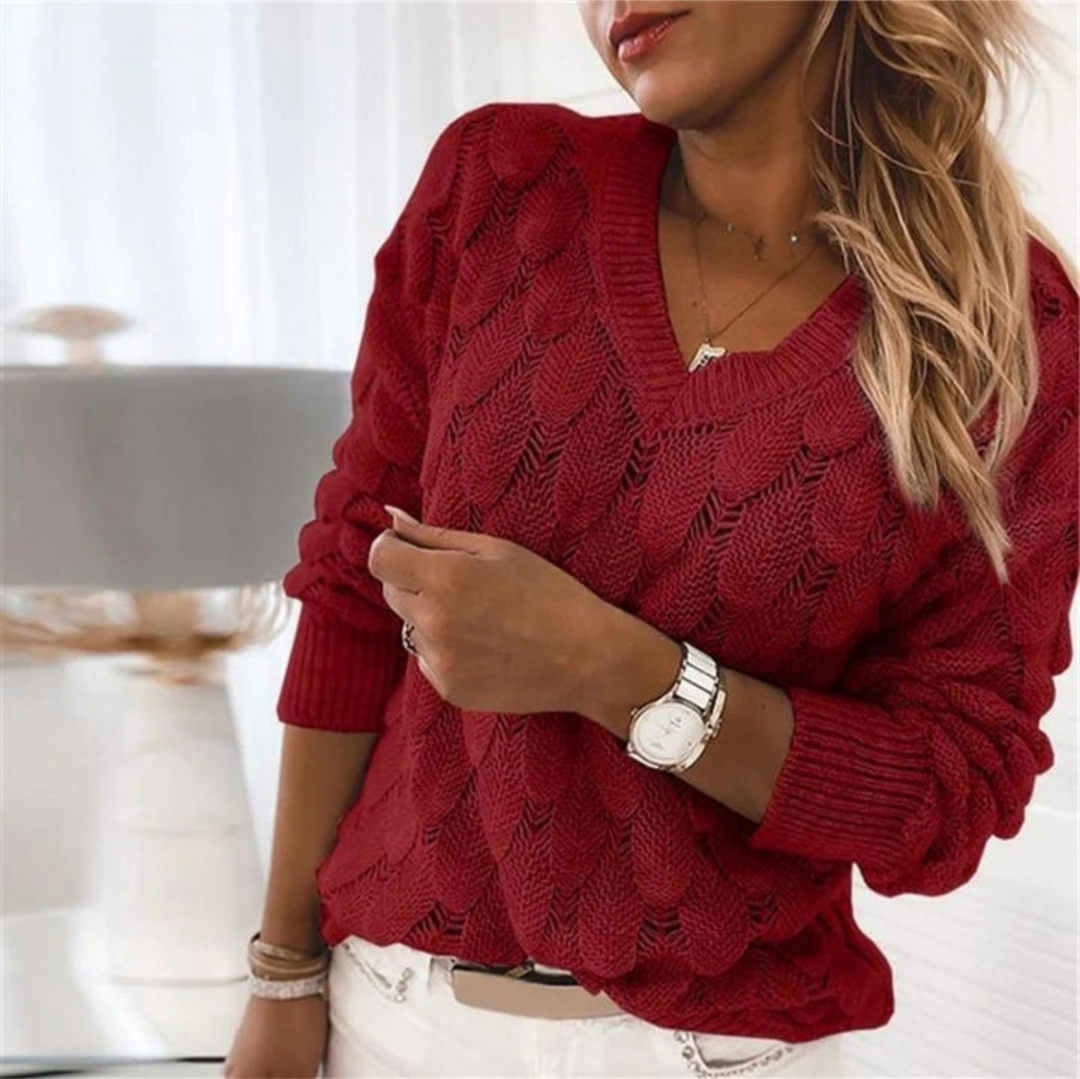 Women's V-Neck Sweater