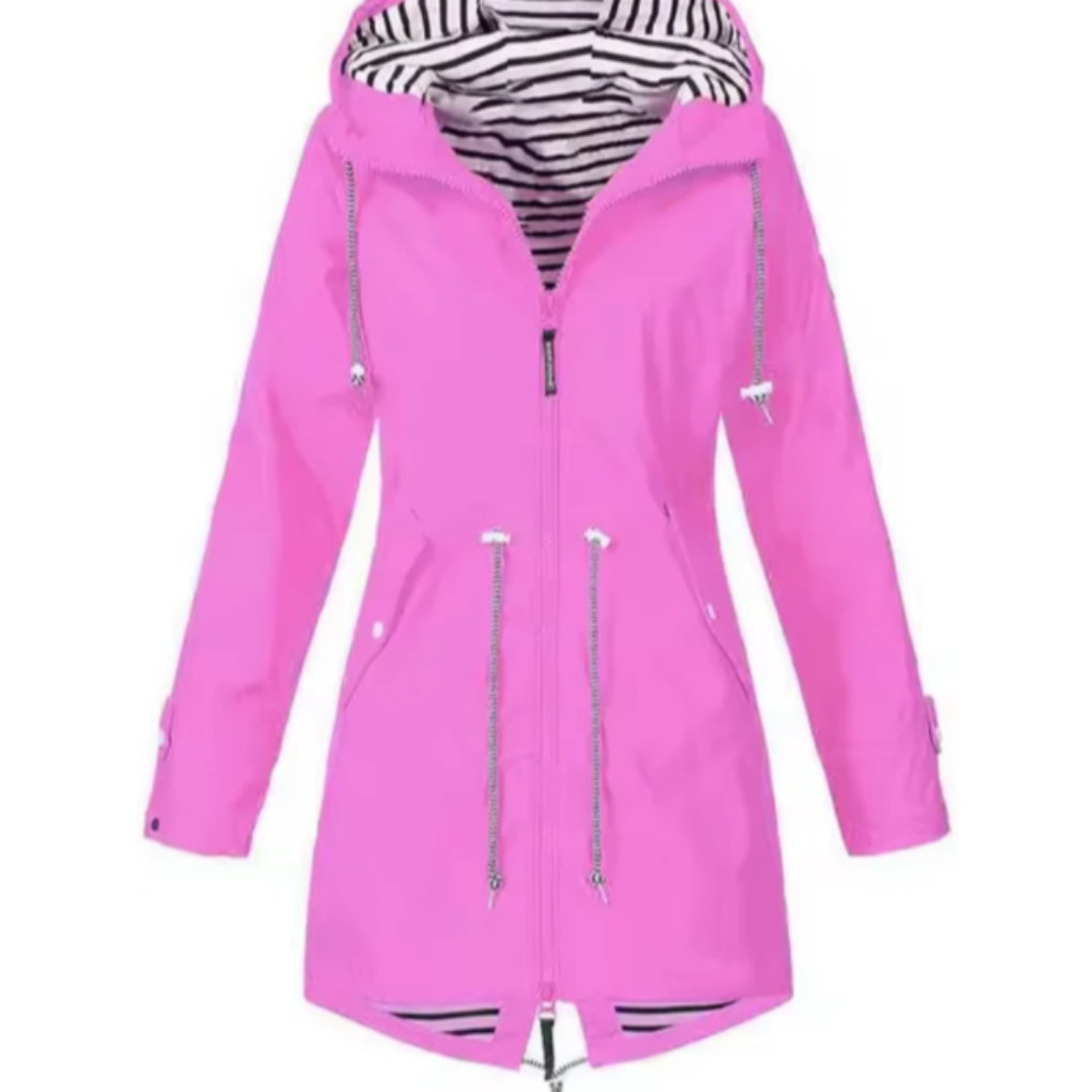 Women's waterproof hooded jacket