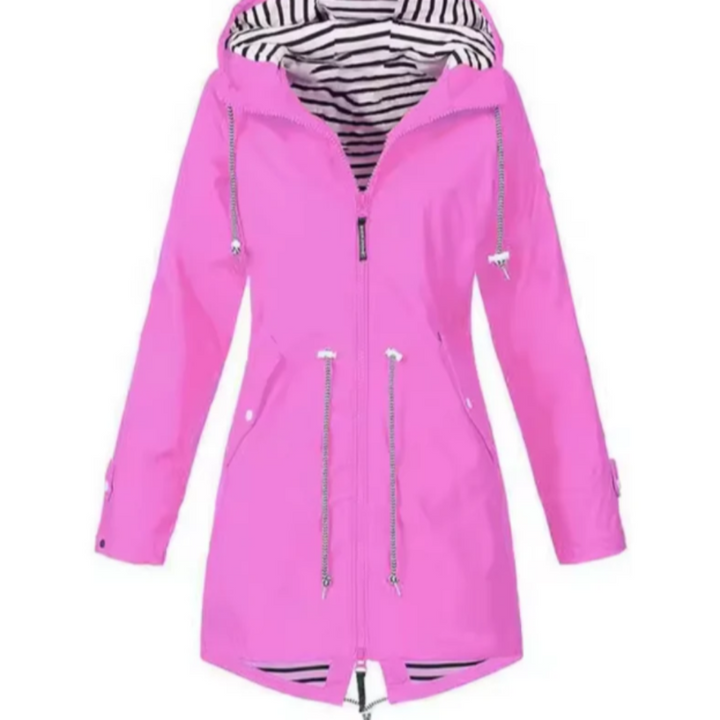 Women's waterproof hooded jacket
