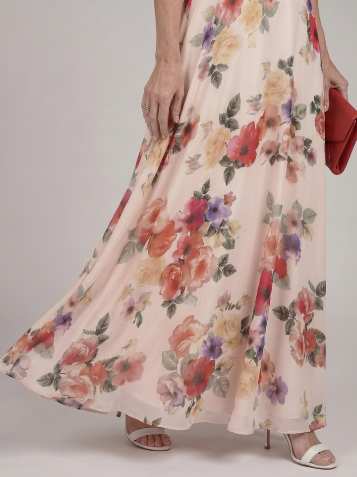 Elarose | Sleeveless Flowing Skirt Maxi Dress