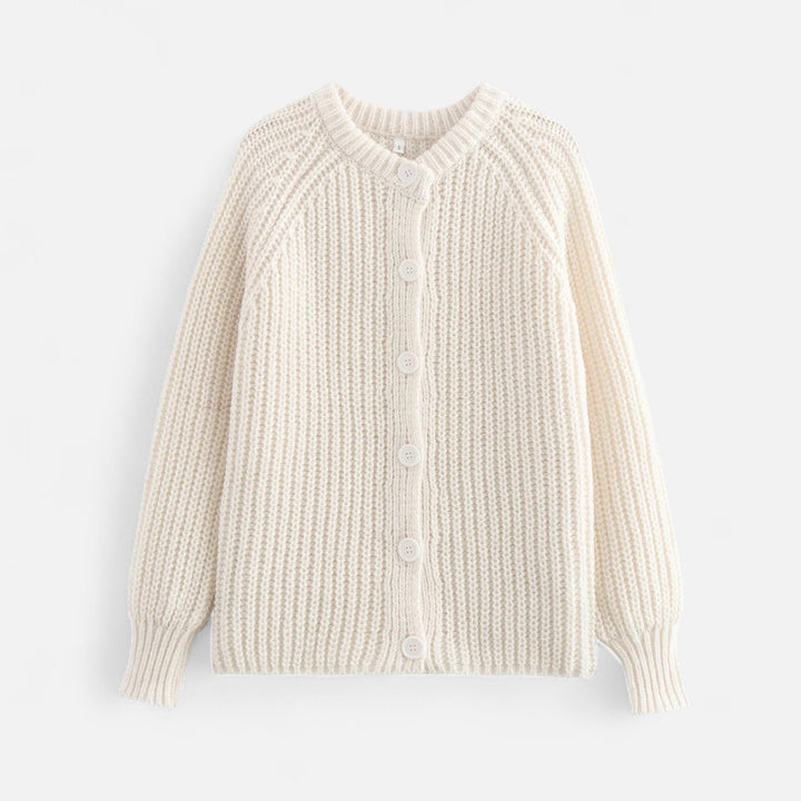 Women's knitted cardigan - vintage look with modern elegance