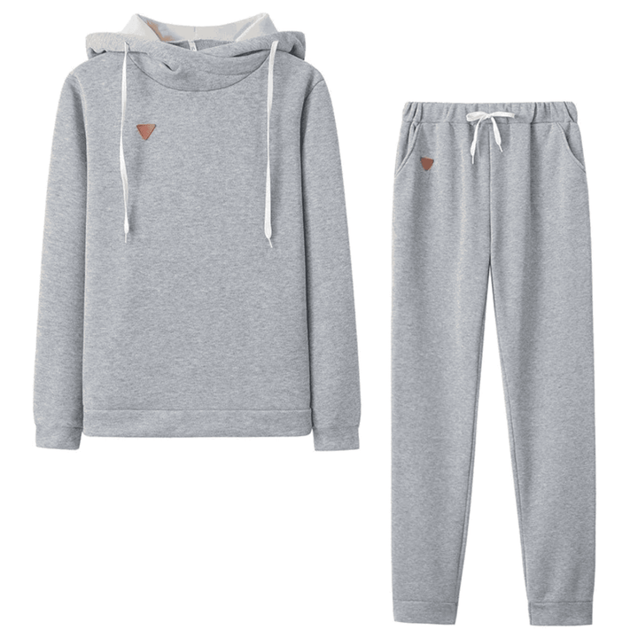 Relaxed Fit Hoodie Set for Women