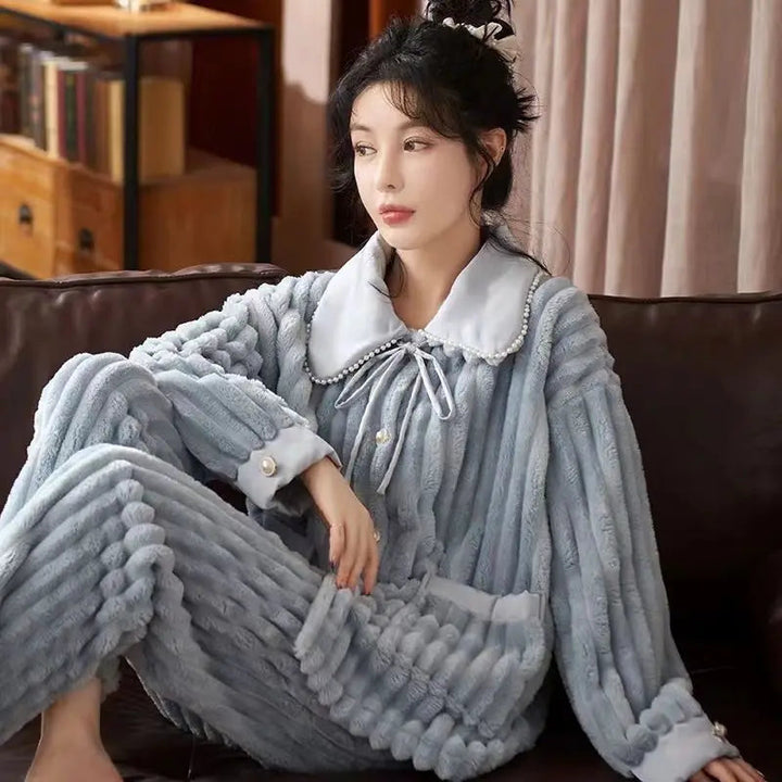 Warm, stylish flannel pyjamas - Nika