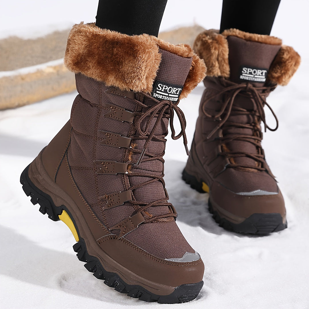 Lace-Up Winter Boots for Women