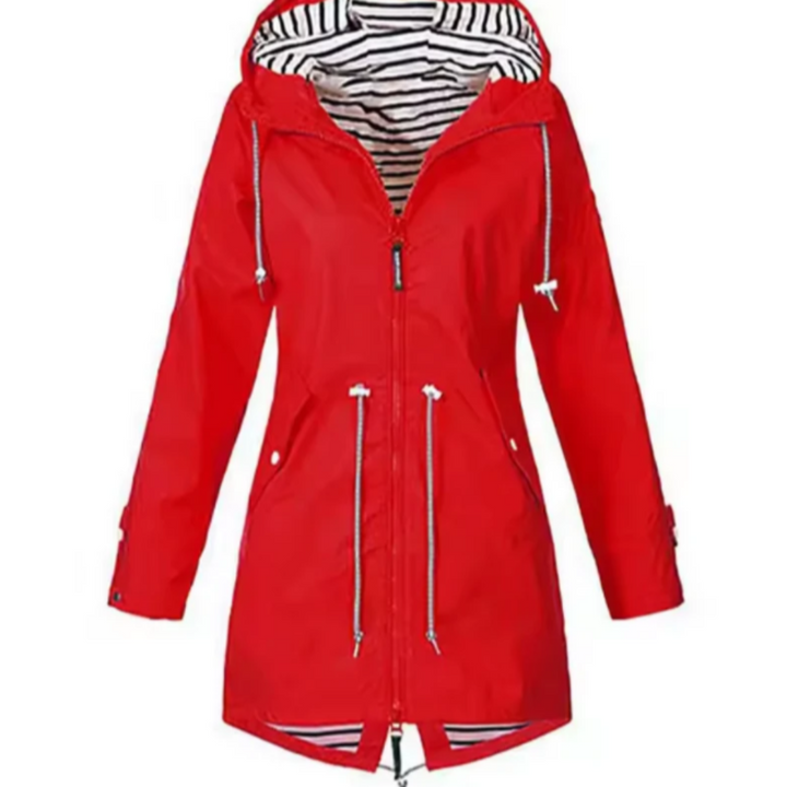 Women's waterproof hooded jacket