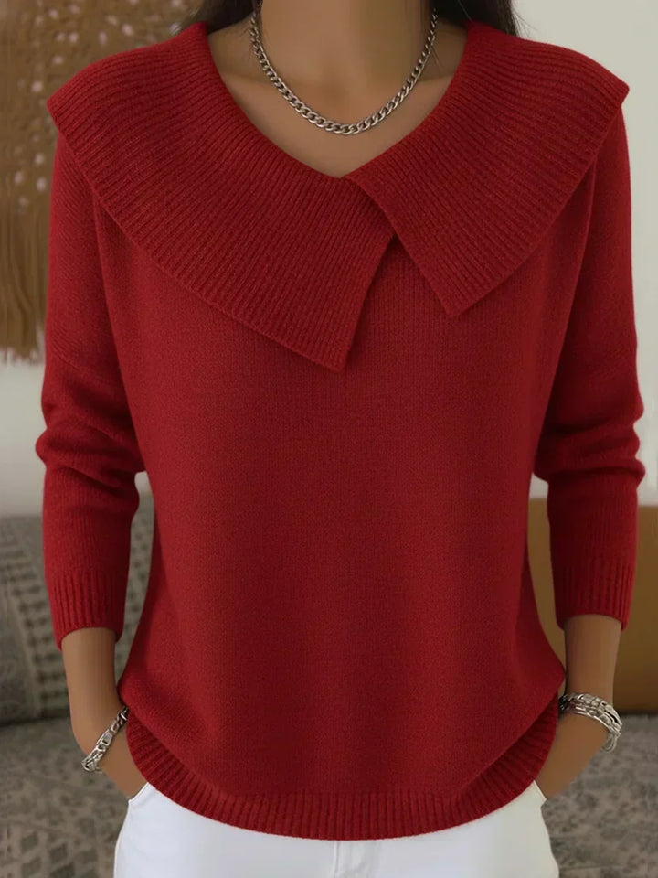 Women's Knitted Ribbed sweater