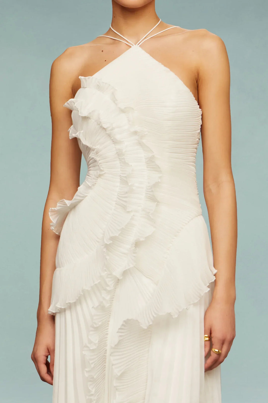 Graceful Tiered Long Dress