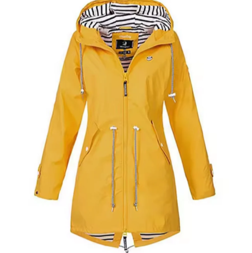 Women's waterproof hooded jacket