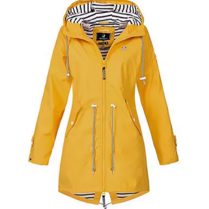 Women's waterproof hooded jacket