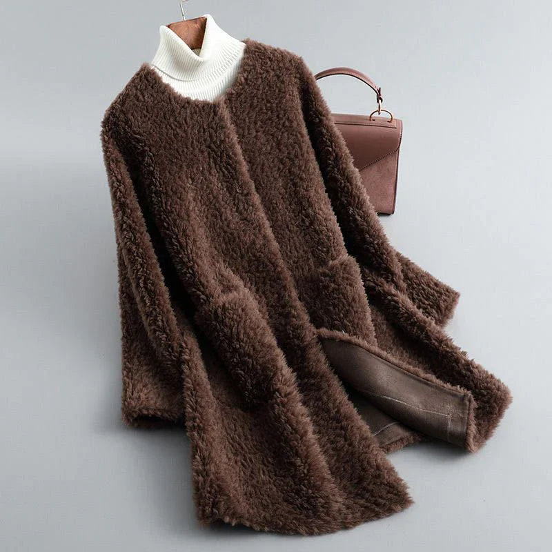 Lila Fur-Lined Teddy Jacket