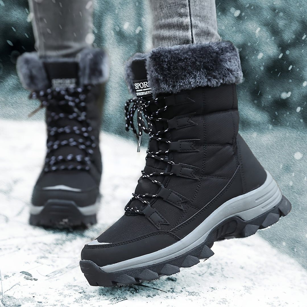 Lace-Up Winter Boots for Women