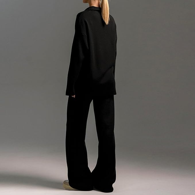 Wide Leg Pants Set for Women