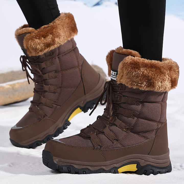 Lace-Up Winter Boots for Women