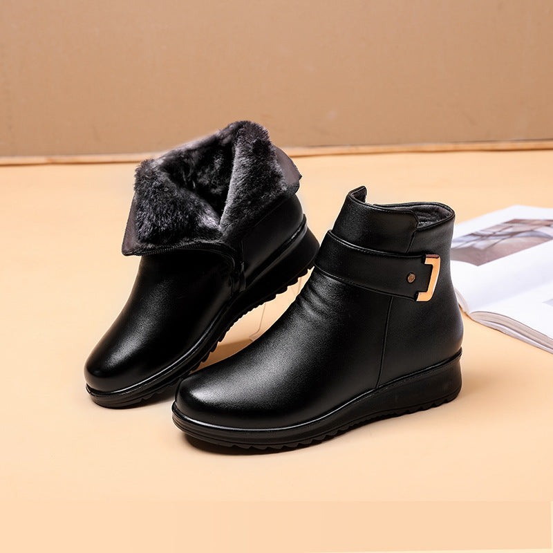 Women's Premium Annabel Leather Tall Boots – Genuine Leather & Elegant Design