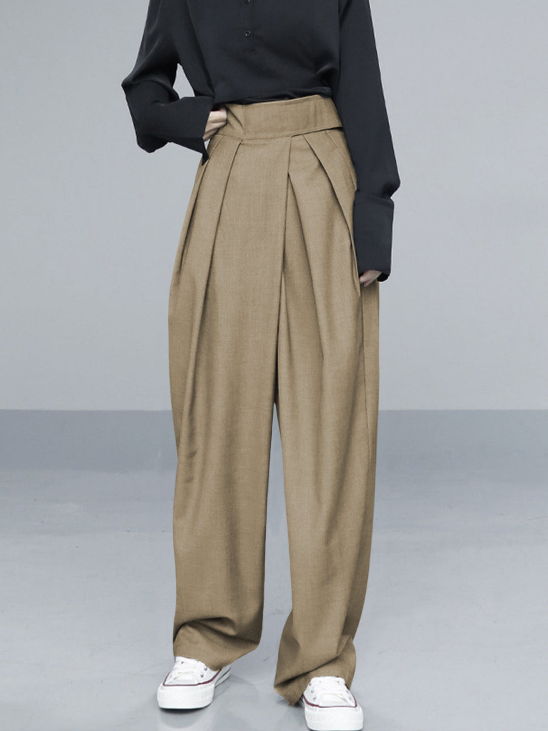 Relaxed Fit Velcro Top Trousers