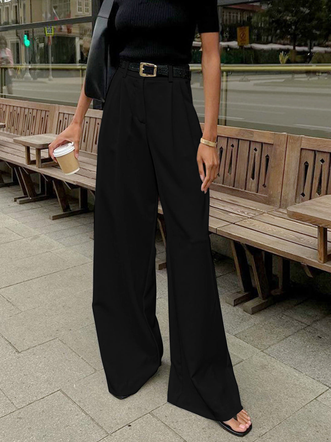 Sophisticated Loose-Fit Pants