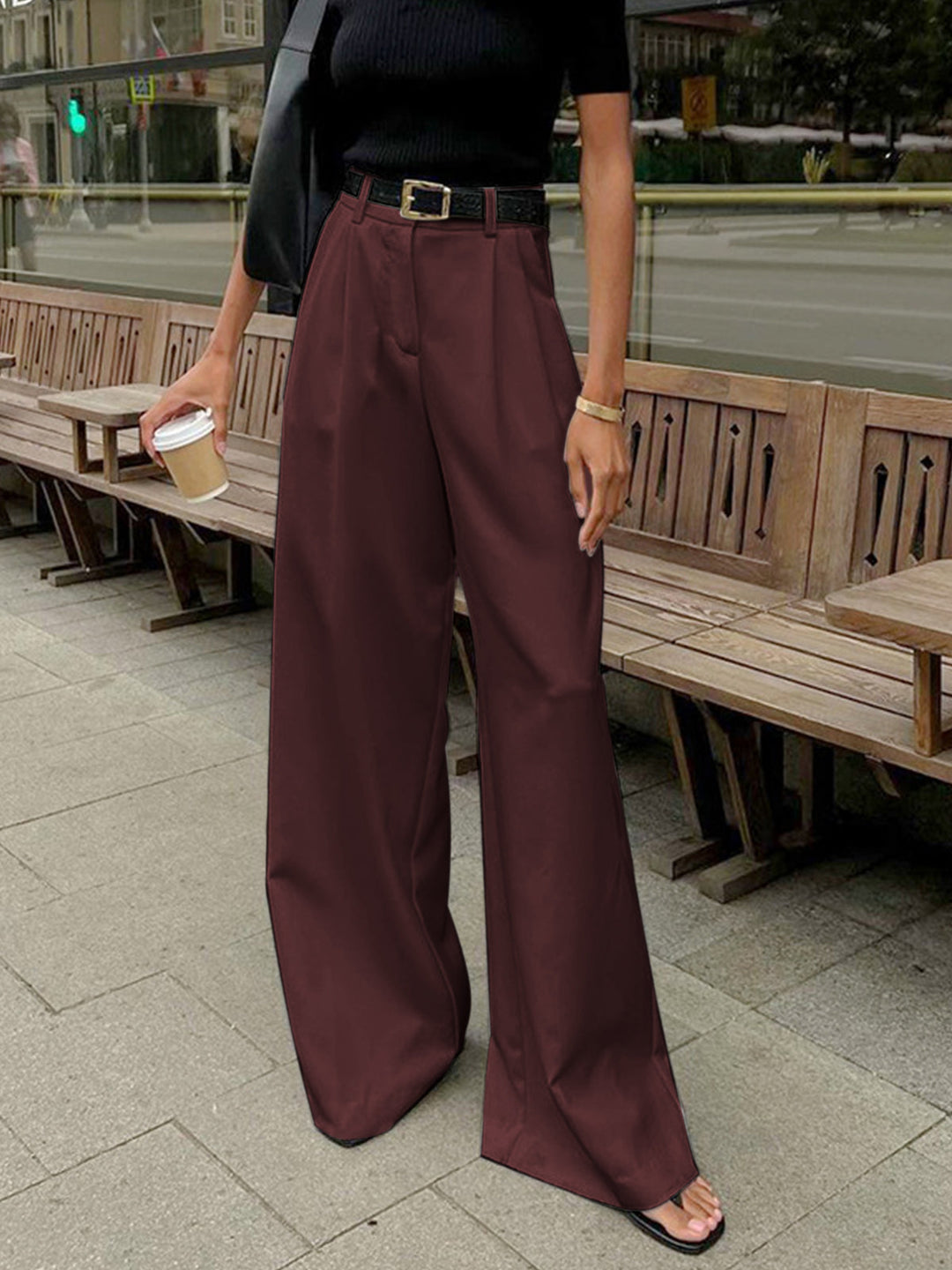 Sophisticated Loose-Fit Pants