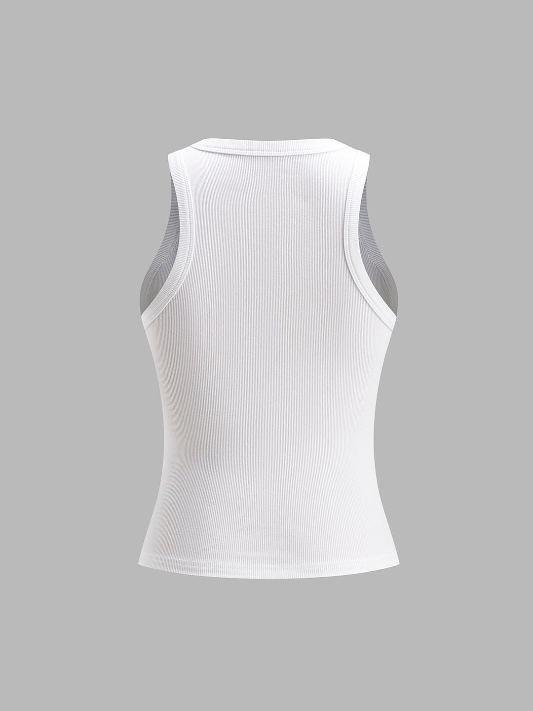 Textured Short Sleeveless Tee