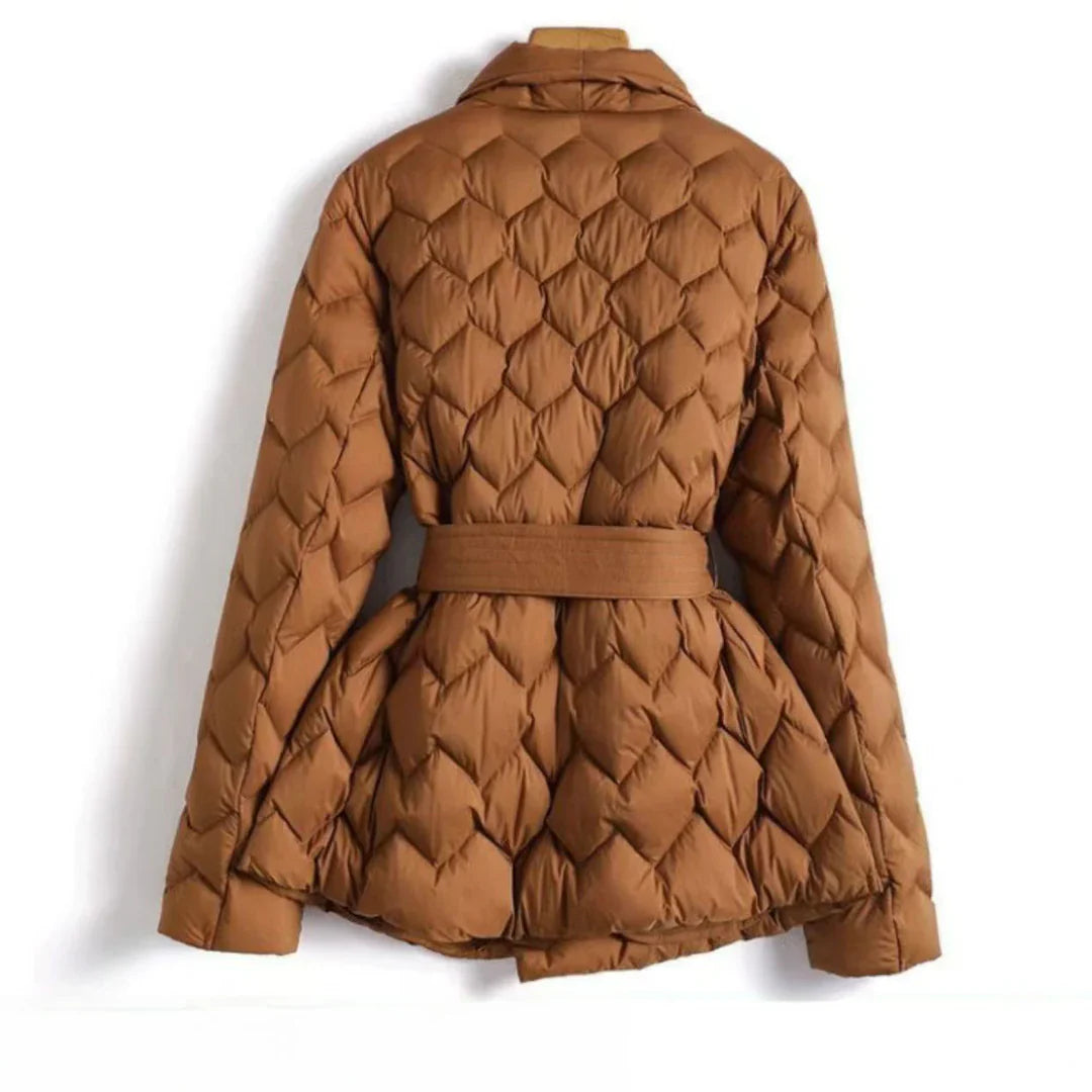 Lila Padded Overcoat