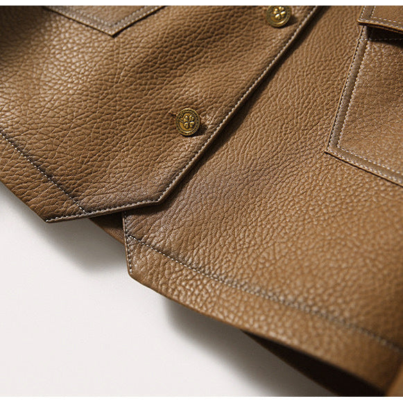 Heritage Leather Jacket by Clara Styles