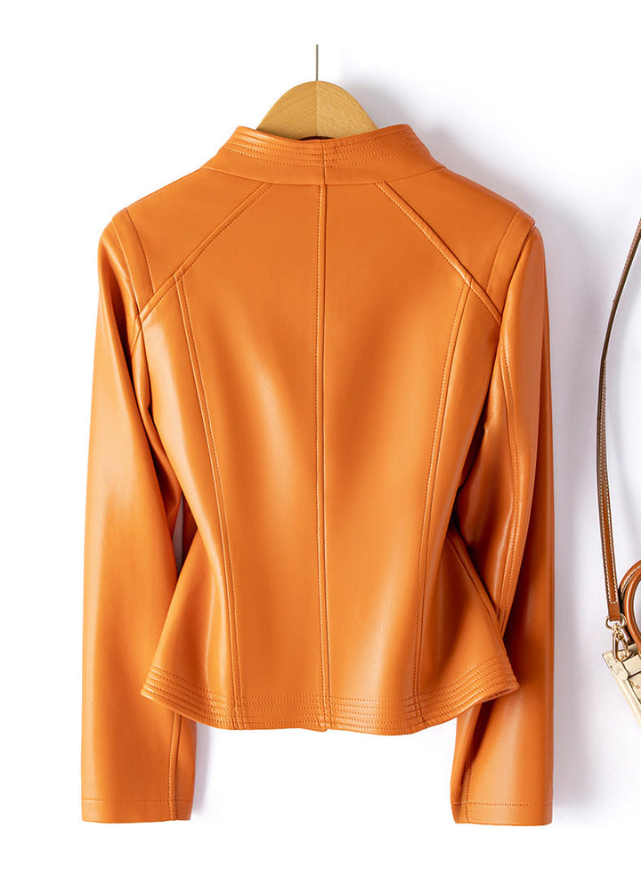 Riley Leather Biker Jacket