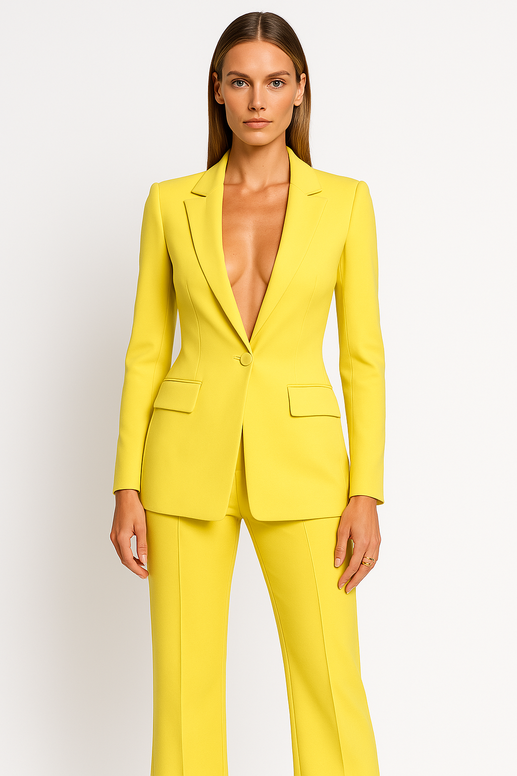 Tailored Blazer and Pants Ensemble