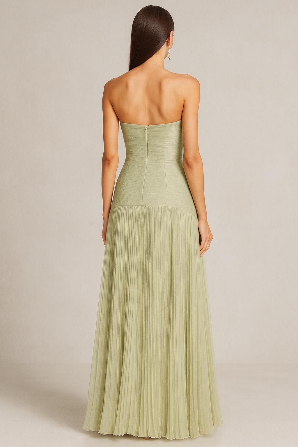 Off-Shoulder Flowing Maxi Dress for Wedding Attendees