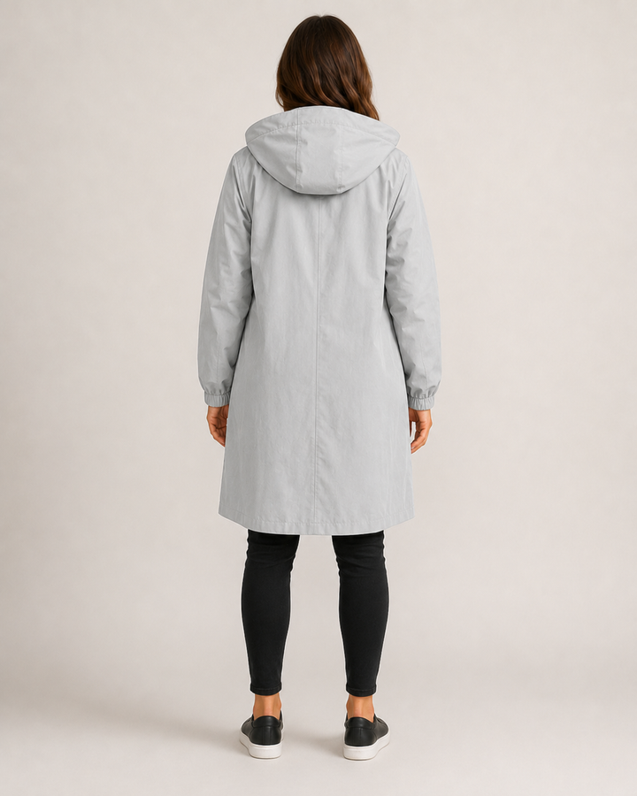 Hannelore Raincoat – Mid-Length, Lightweight & Tailored