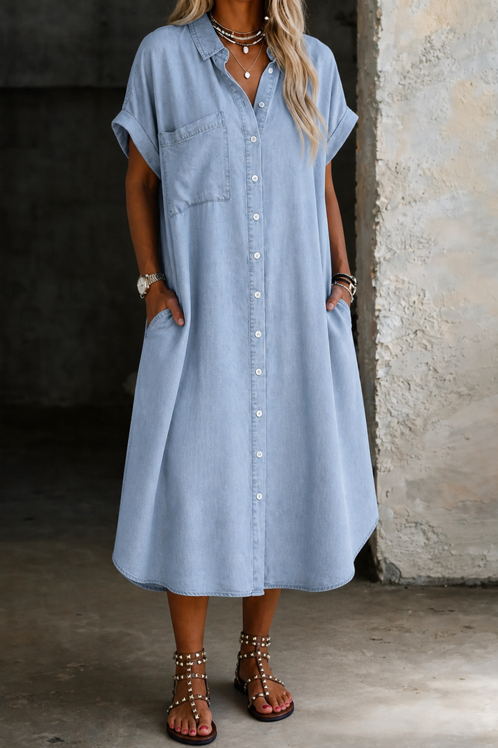 Karen | Lightweight Style Shirt Dress