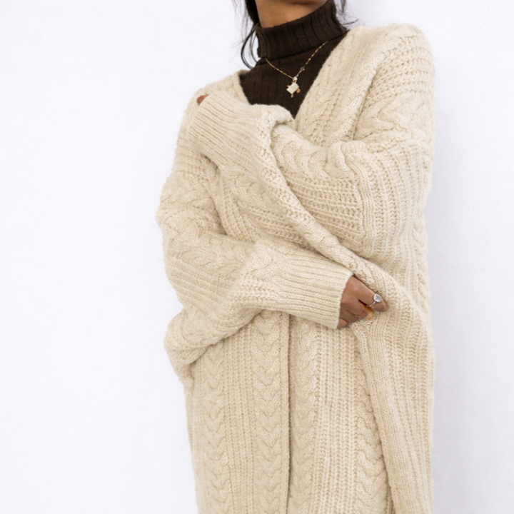 Comfortabel Wool Long Ladies Waistcoat