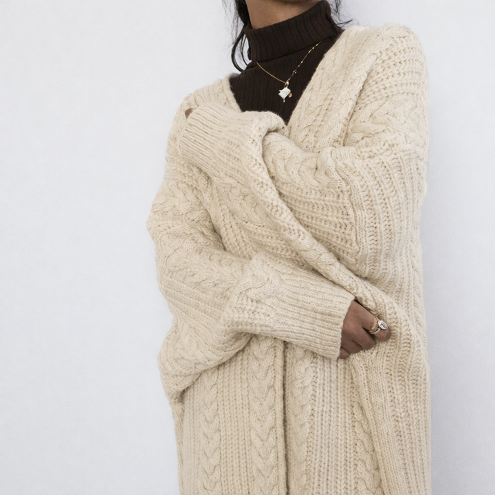 Comfortabel Wool Long Ladies Waistcoat