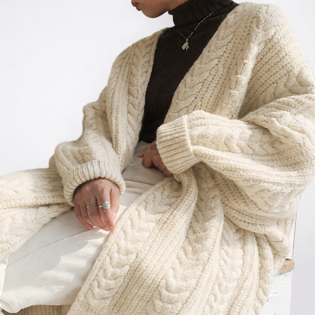 Comfortabel Wool Long Ladies Waistcoat