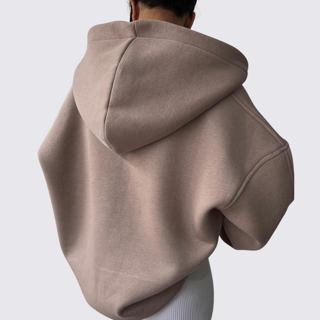 Collared Oversized Hoodie for Women