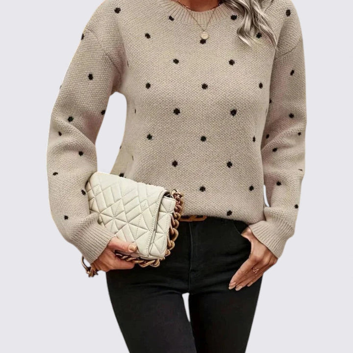 Polka Dot Sweater for Women