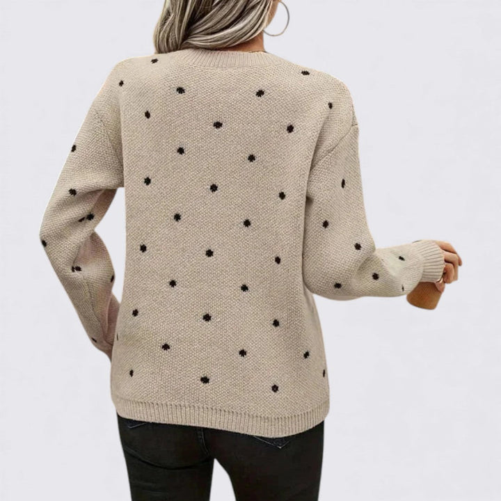 Polka Dot Sweater for Women