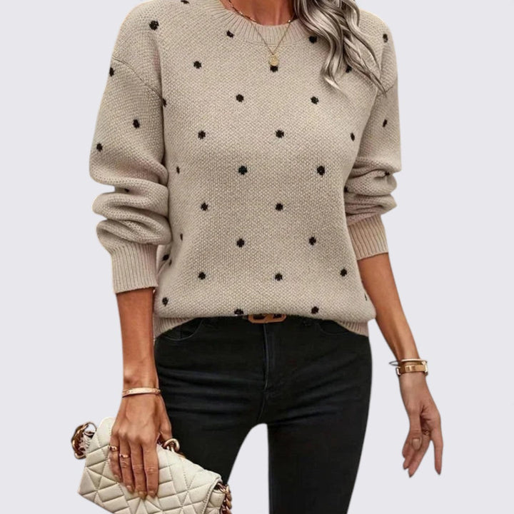 Polka Dot Sweater for Women