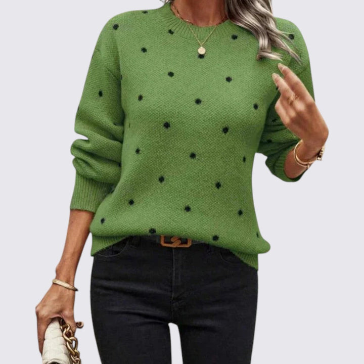 Polka Dot Sweater for Women