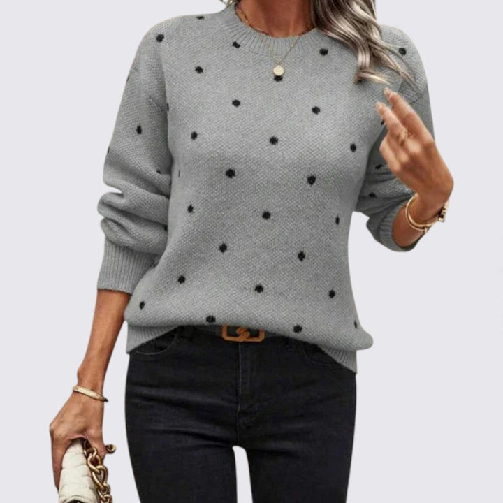 Polka Dot Sweater for Women