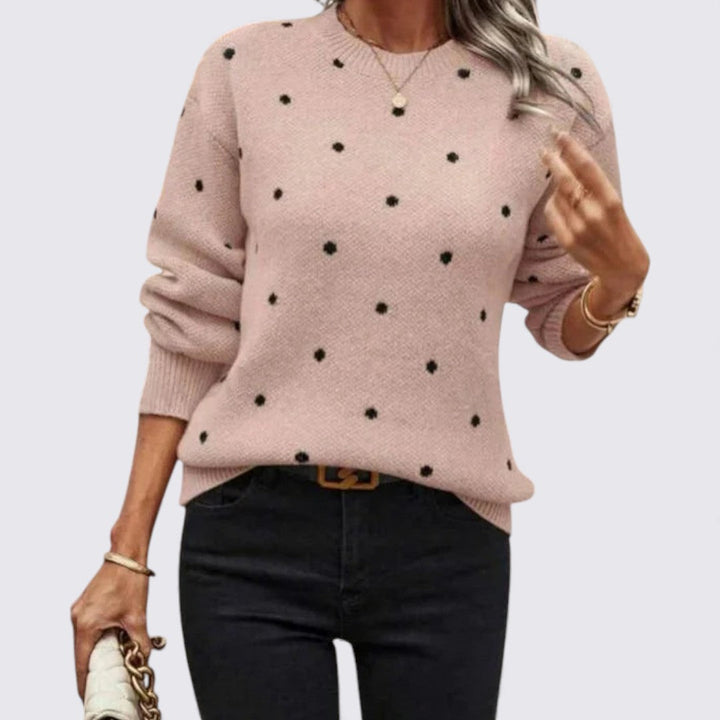 Polka Dot Sweater for Women