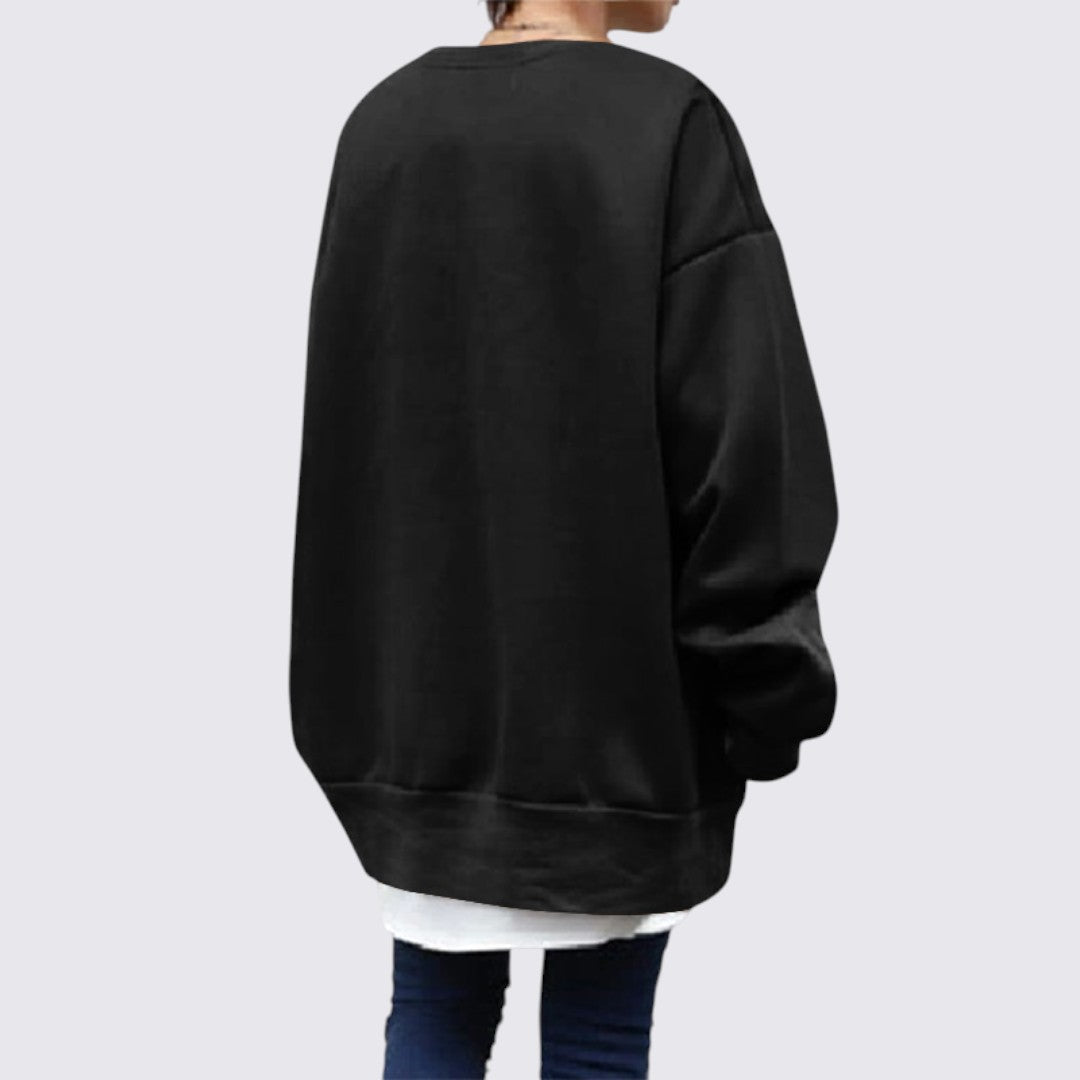 Oversized Long Sleeve Sweatshirt for Women