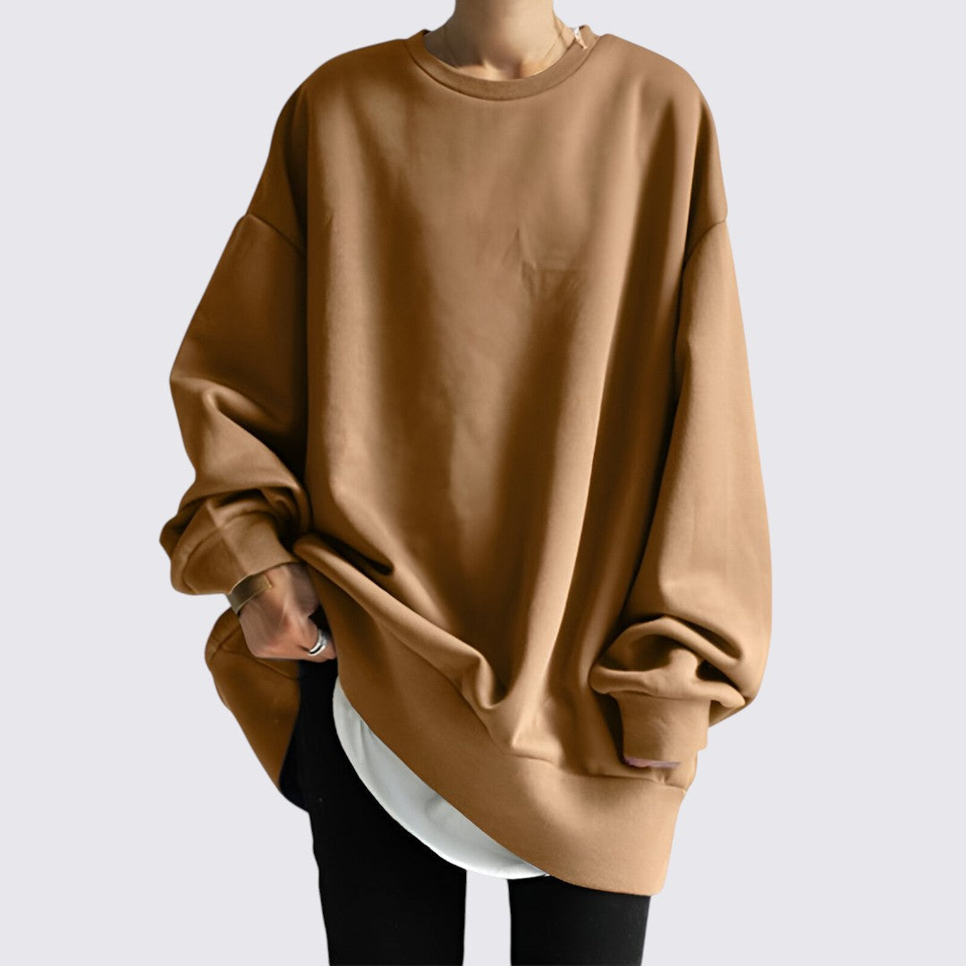 Oversized Long Sleeve Sweatshirt for Women