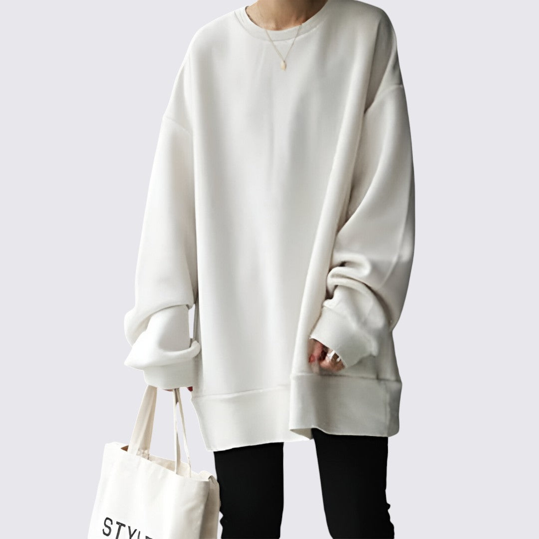 Oversized Long Sleeve Sweatshirt for Women